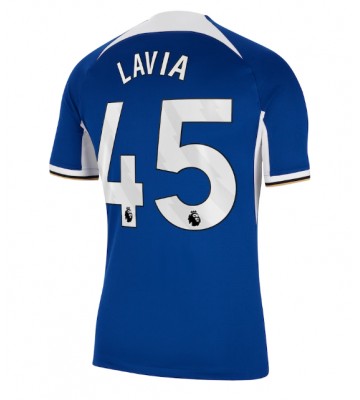 Chelsea Romeo Lavia #45 Primera Equipación 2023-24 Manga Corta